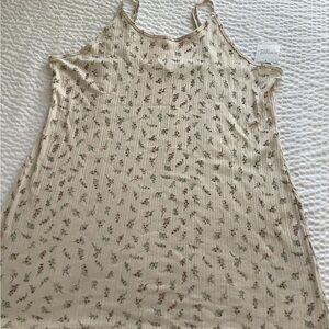 NWT Cream Floral Women's Nightgown.